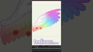 How I rig and animate wings  my process! #moho #stareevee #animation