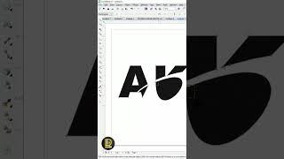 AK 3d logo design | coreldraw logo design#danish ahmed #coreldraw #logo #logodesign