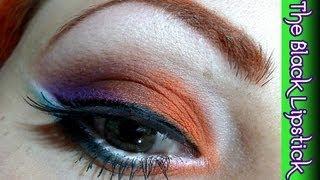 Makeup tutorial trucco Arancio e viola!