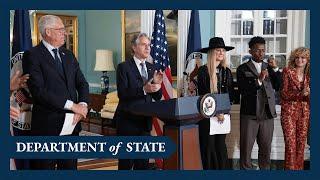 Secretary Blinken hosts the launch of the U.S. Department of State-YouTube Global Music Partnership