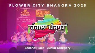 Rangla Punjab - Second Place Junior Category @ Flower City Bhangra 2023