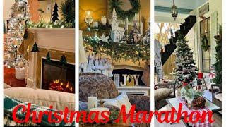 Get Ready For The Ultimate Christmas Decorating Marathon! // Tree, Mantle, Porch Ideas