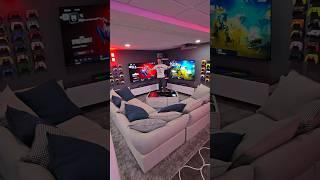 My GAME ROOM PS5 corner is 100% DONE  #gaming #PS5 #SETUP #viral (Mount-IT Long Extension Mount)