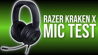 Razer Kraken X USB Ultralight Gaming Headset Mic Test (2020)