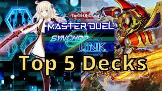 TOP 5 DECKS | Synchro Link Festival in Yu-Gi-Oh! Master Duel!