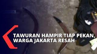 Tiga Kali Tawuran Pecah di Jakarta Timur, 2 Kelompok Remaja Saling Lempar dan Bawa Senjata Tajam!