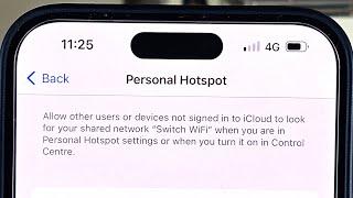 How To Change Hotspot Name on iPhone 15 Pro Max