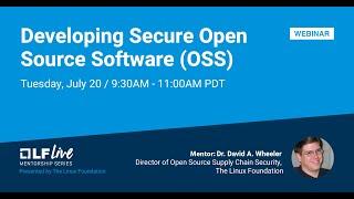 Mentorship Session: Developing Secure Open Source Software