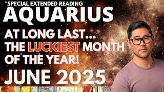 Aquarius June 2025 - RARE, RARE, RARE! THIS HAS *NEVER* HAPPENED IN MY TAROT CAREER!  Horoscope