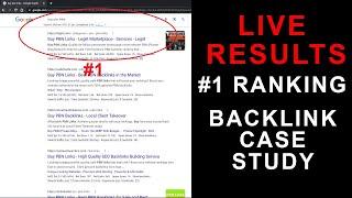 Backlinks Case Study | Rank #1 With This Link (Link Building Case Study)