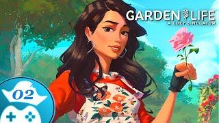 Eine schöne Bank für Leslie und erste Schädlinge - Garden Life: A Cozy Simulator - 02