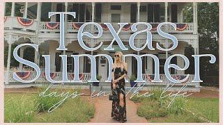 PERFECT TEXAS SUMMER DAYS | ANTIQUING, TEXAS FOOD, RODEO, FLOWER FARM & SUMMER FESTIVAL | GRUENE TX