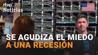 ARANCELES TRUMP: INCERTIDUMBRE en los MERCADOS FINANCIEROS por la GUERRA COMERCIAL | RTVE Noticias
