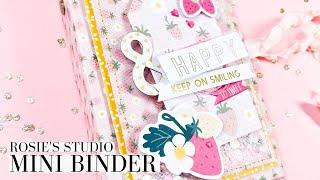 Easy Mini Binder Tutorial using Sweet Sunshine by @rosiesstudio  