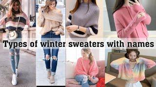 Types of winter sweaters with names||THE TRENDY GIRL