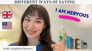 Different ways of saying "I am nervous"  | Learn English With Coco | Daily English Phrases