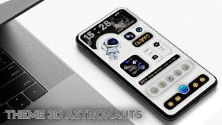 Prenium Cool 3D Astronauts ThemeFor All Android