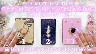 you MUST hear thisThe most Life-Changing Psychic Reading‍⬛️(Pick A Card)Tarot Reading🪄