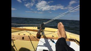 Dinghy Cruising - Sailing the March Winds of Pensacola in a Wayfarer   HD 1080p