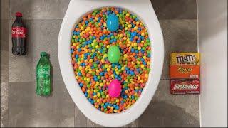 Will it Flush? - Coca Cola, Fanta, Sprite, Skittles, Plastic Eggs, M&M's, Eggs