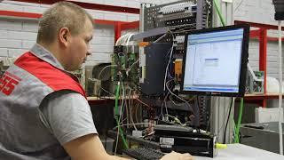 Тестирование сервомотора Schneider Electric VIA1003C01F0000 на испытательном стенде