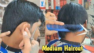 Medium Hair Cutting  Step By Step Full Tutorial 2023 / Sahil Barber