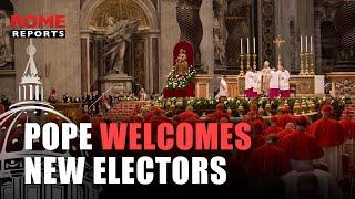 These are the new cardinals who become electors in the event of a conclave