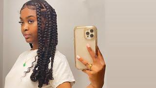 coi inspired knotless braid tutoriallll