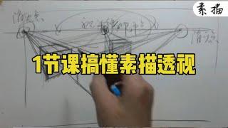 素描透视怎么学习？素描教程