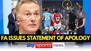 BREAKING: Premier League Issues Apology to Arsenal Over Trossard Red Card in 2-2 Draw with Man City