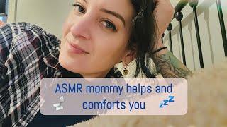 ASMR: mommy cleans you up and puts you to bed