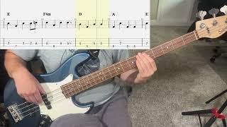 Dixieland Delight - Alabama | Bass Guitar Cover (Play Along Tabs)