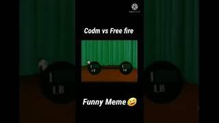 CODM VS FREE FIRE | Funny meme  | #shorts #codm