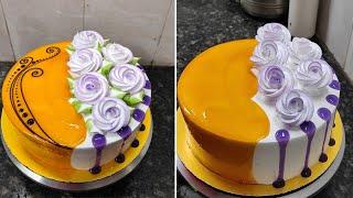 Simple and Easy Birthday Cake Ideas 2024 |Butter Scotch Birthday Cake Design