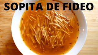 How to Make QUICK and EASY Mexican SOPA DE FIDEO