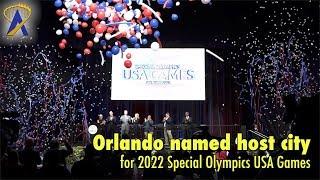 Orlando announced as host city for 2022 Special Olympics USA Games