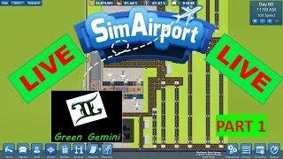 Sim Airport - Let's Play - LIVE STREAM! - A New Beginning - Part 1