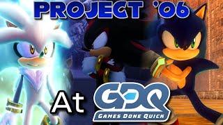 GDQ Hotfix | Sonic Project 06 Speedrun [All Stories Any%]