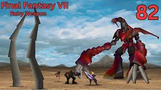 Final Fantasy VII - No Commentary- How to beat Ruby Weapon - Desert Rose - KotR