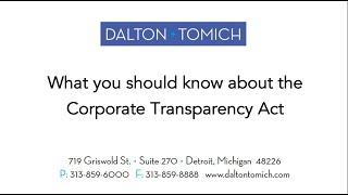 Corporate Transparency Act likely impacts your small or midsize business.