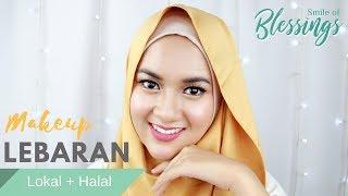 MAKEUP LEBARAN PAKAI PRODUK LOKAL + HALAL | Wardah One Brand Tutorial Smile of Blessings