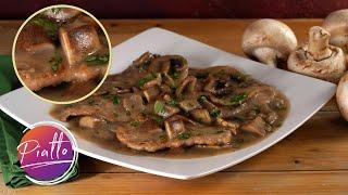 Mushroom Scaloppine the Italian Way! (AKA Veal Scallopini)