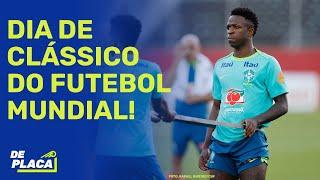 BRASIL X URUGUAI; TUDO OU NADA PARA DORIVAL? FUTURO INCERTO DE GABIGOL | De Placa 19/11/24