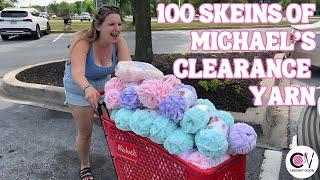 Michael's Clearance Hunt and Haul | 100+ Skeins of Yarn