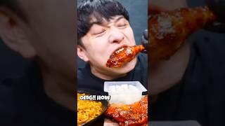 MUKBANG BIG BITES " KOREAN SPICY CHICKEN" 