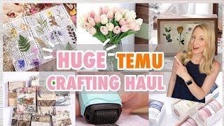 IS TEMU WORTH IT? HUGE DIY CRAFTING SUPPLIES HAUL ! 20 GENIUS FINDS FROM TEMU