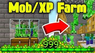 EASY AND EFFICIENT MOB XP FARM TUTORIAL! (No Spawner) | Minecraft 1.21+ Java & Bedrock Edition