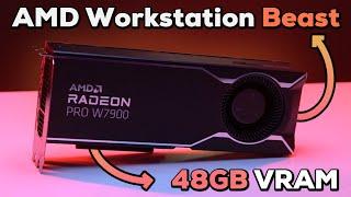 AMD Workstation GPUs for Content Creation & 3D Rendering | Radeon W7900 & W7800 Benchmarks | TheMVP