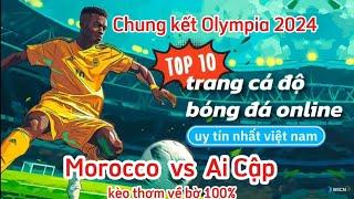 Biendo | Biendo soi cầu bóng đá Olympic 2024 - U23 Morocco vs U23 Ai Cập | Tranh huy chương đồng