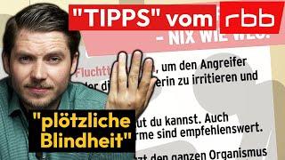 Tipps bei ÜBERFALL | Würgen gegen Messerangriff?